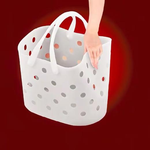 日本进口FUDOGIKEN脏衣篮洗澡筐浴篮洗衣篮子多用收纳篮 商品图1