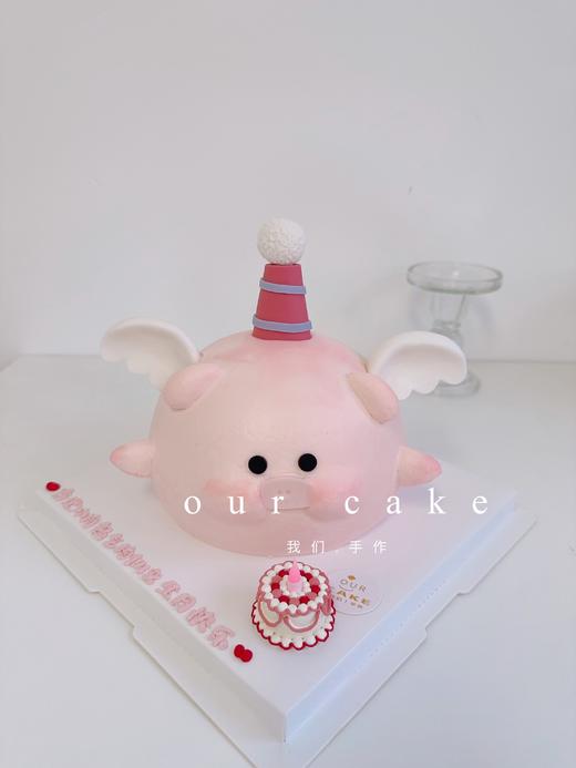 立体天使猪蛋糕-低糖处理无添加 商品图1