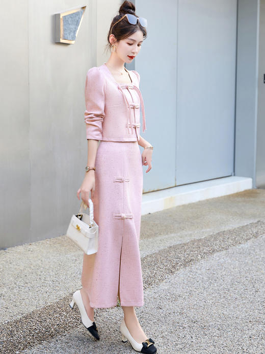 时尚优雅，秋季穿搭一整套修身显瘦套裙HR-WX96959 商品图2