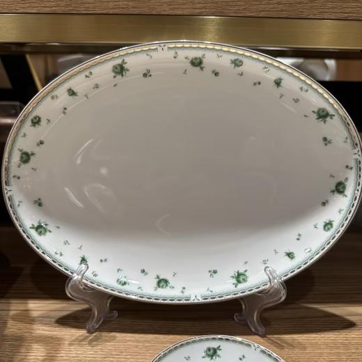 品物攸宜唐山骨瓷 清新绿翡翠10人用42头中式餐具礼品套装 商品图5