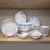 【清仓特惠3折，仅1套全新，无货退款】隆达唐山骨瓷芳华6人用13头下午茶具//10人用40头中式餐具乔迁送礼  商品缩略图0
