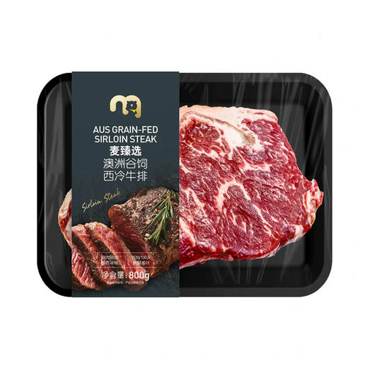 MC 麦德龙 麦臻选 澳洲谷饲西冷牛排 800g（冷冻） 商品图0