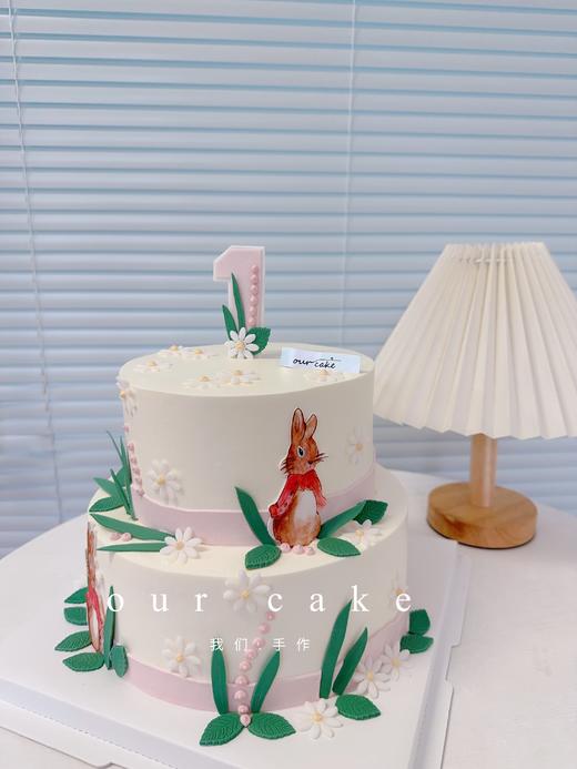 彼得兔儿童周岁双层蛋糕-低糖处理无添加 商品图1