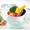 日本进口Fudogiken塑料沥水篮厨房洗菜篮6件套 商品缩略图3