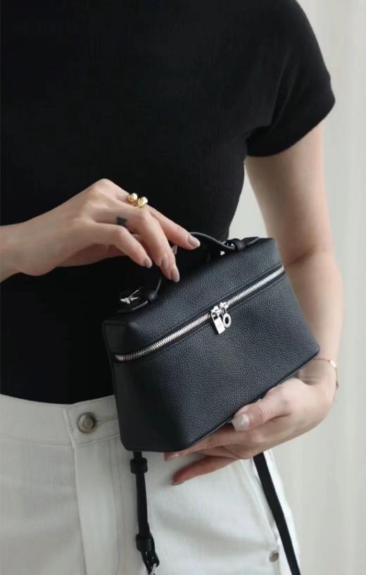 开口笑 全手工原版皮 自然甩工艺 LP 饭盒包 商品图0