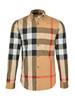 【预定款】Burberry 博柏利 男士大格纹图案经典设计弹力中央开合棉府绸弹棉长袖衬衣 8010213 商品缩略图0