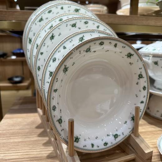 品物攸宜唐山骨瓷 清新绿翡翠10人用42头中式餐具礼品套装 商品图3
