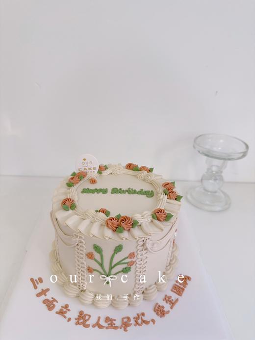 宫廷风复古裱花蛋糕-低糖处理无添加 商品图1