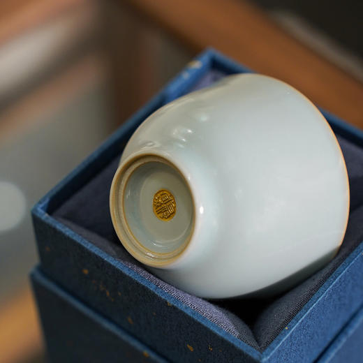 自慢堂 望月杯 陶瓷茶杯高档个人专用功夫茶杯品茗杯 商品图3