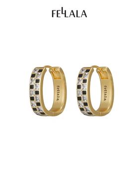 2楼【明星同款】Fellala翡拉拉原创设计感步步生花气质优雅耳环潮 款号923385108 吊牌价699 现价659