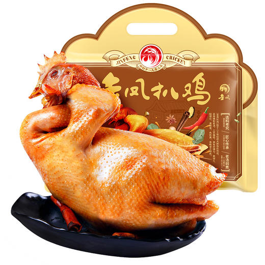金凤/ 扒鸡600g（选用柴鸡） 商品图0