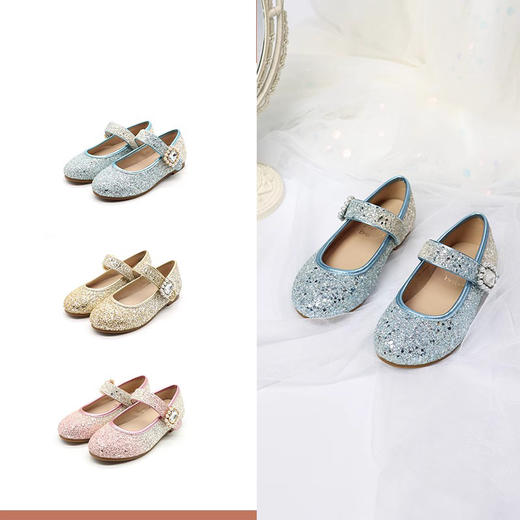 PureShare珍珠方扣渐变公主鞋 商品图0