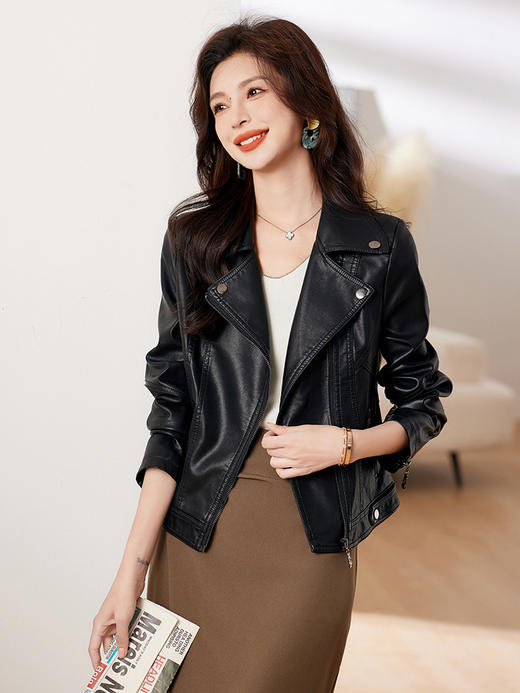 简约时尚，秋季上新通勤气质翻领外套HR-WS886959 商品图1