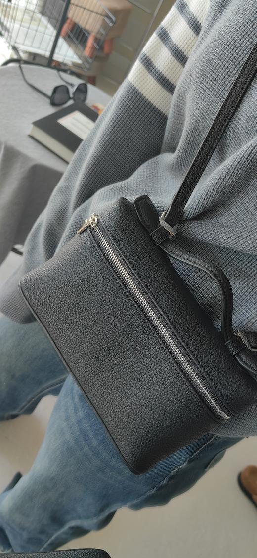 开口笑 全手工原版皮 自然甩工艺 LP 饭盒包 商品图4