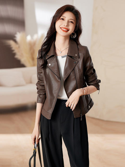 简约时尚，秋季上新通勤气质翻领外套HR-WS886959 商品图4