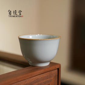 自慢堂 望月杯 陶瓷茶杯高档个人专用功夫茶杯品茗杯