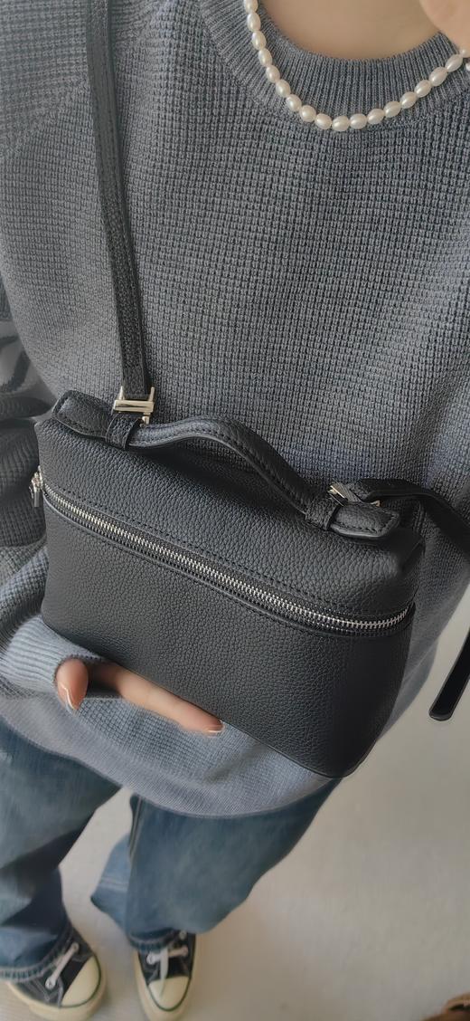 开口笑 全手工原版皮 自然甩工艺 LP 饭盒包 商品图3