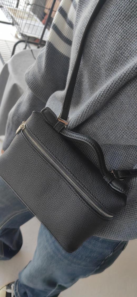 开口笑 全手工原版皮 自然甩工艺 LP 饭盒包 商品图2