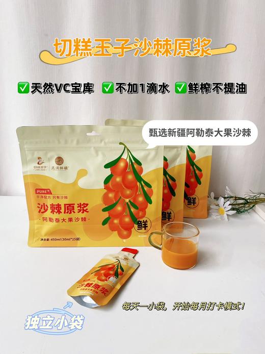 【独立袋装】昆漠鲜疆沙棘原浆   10.03 商品图0