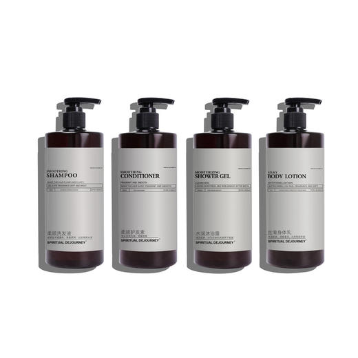 【天然植物萃，全面的清洁和护理！】500ml柑橘木质香氛大瓶SPA洗发水家用沐浴露酒店健身房身体乳lm 商品图4