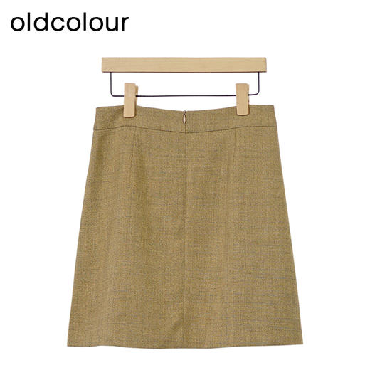 oldcolour小香风半身裙秋季新款气质A字显瘦小短裙女GO31061876 商品图1