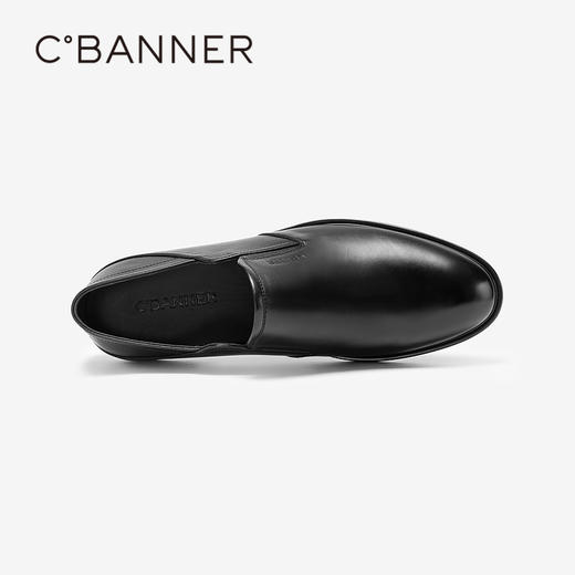 千百度男鞋秋冬正装皮鞋英伦风男士商务休闲德比鞋真皮A23494001 商品图2