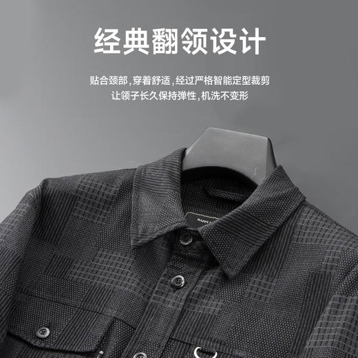 【新款DDP】大依优型大码男装翻领针织夹克男加肥加大休闲潮款上衣外套男士胖子 商品图3