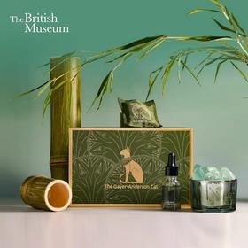 大英博物馆 盖亚·安德森猫系列 24节气夏至晶石香薰车载香包套装