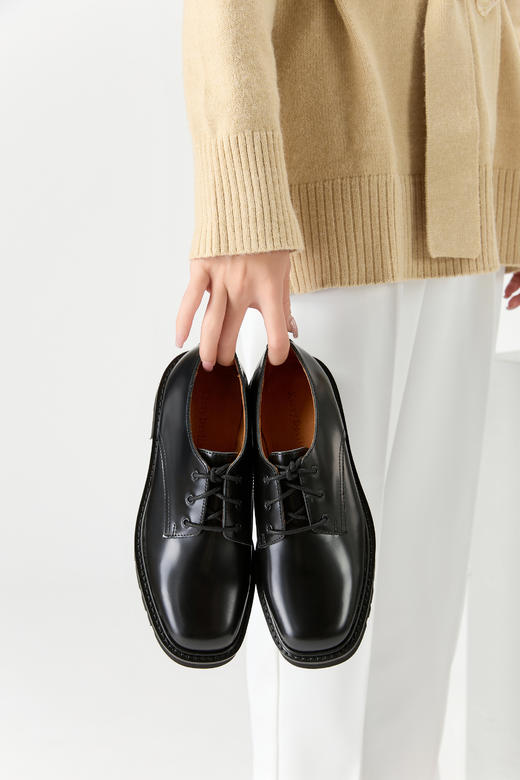 【KD厚底款】50年制鞋经验师傅匠心之作！Kacey Devlin内里 进口鹿皮休闲鞋 松糕鞋/厚底乐福鞋 商品图6