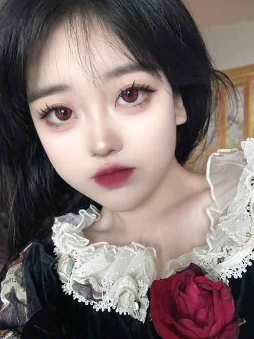 summerbaby 月抛美瞳 西红柿（樱桃栗子月抛款） 直径14.5mm着色13.7mm 商品图4