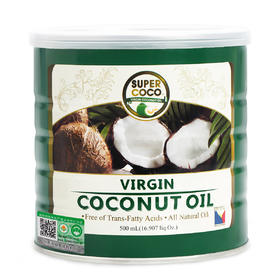 有机椰子油 菲律宾进口 冷压初榨椰子油 500ml罐装