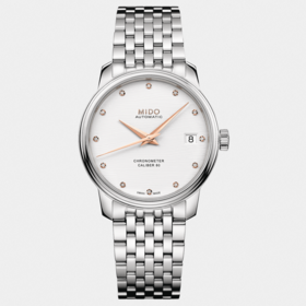 美度 MIDO 贝伦赛丽系列硅游丝长动能天文台认证女士腕表 M027.208.11.036.00