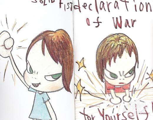 【中商原版】用小刀划开 新装版 进口艺术 Slash with a Knife 新装版 奈良美智 リトルモア 日文原版 商品图5