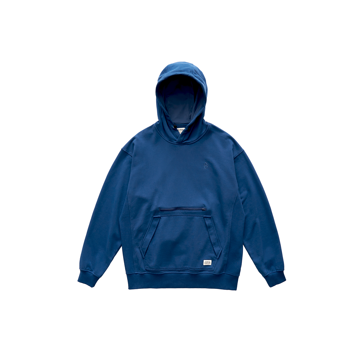 吃茶去chichaqu全棉扣绳带帽卫衣