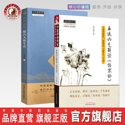 2本套装 五运六气解读《伤寒论》+五运六气解读人体生命 田合禄著 中国中医药出版社中医师承学堂 医学临床 商品图0