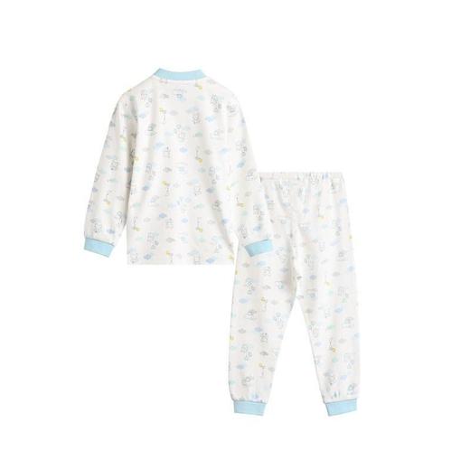 丽婴房-内衣类（秋）G3半高领套装6_浅蓝 商品图1