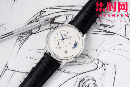 格拉苏蒂 原创偏心系列 AI“德味儿”的腕表———格拉苏蒂原创90偏心大日历 商品图1