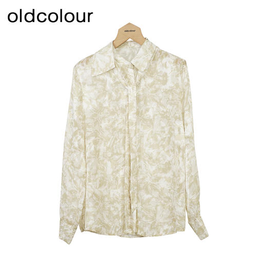 oldcolour休闲长袖衬衫秋季新款宽松显瘦百搭上衣女GO31013860 商品图0