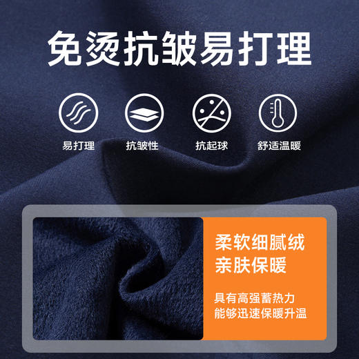 【圈】特大码【新款DM】大依优型大码男士加绒长袖衬衫加肥加大胖子宽松商务休闲长袖衬衣免烫 商品图1