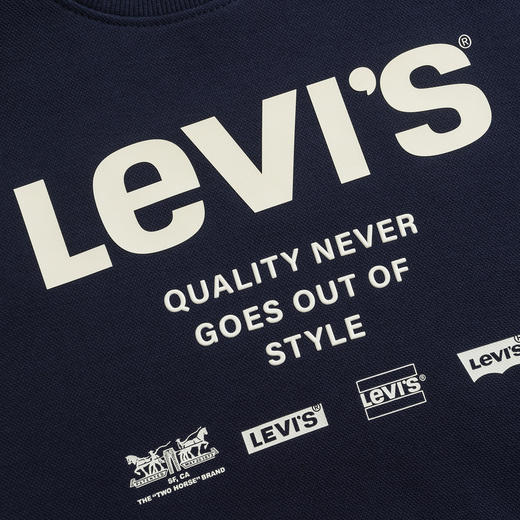 Levi's 冬 大童小童 男童套头无帽卫衣 LVB-FW-J538 商品图3