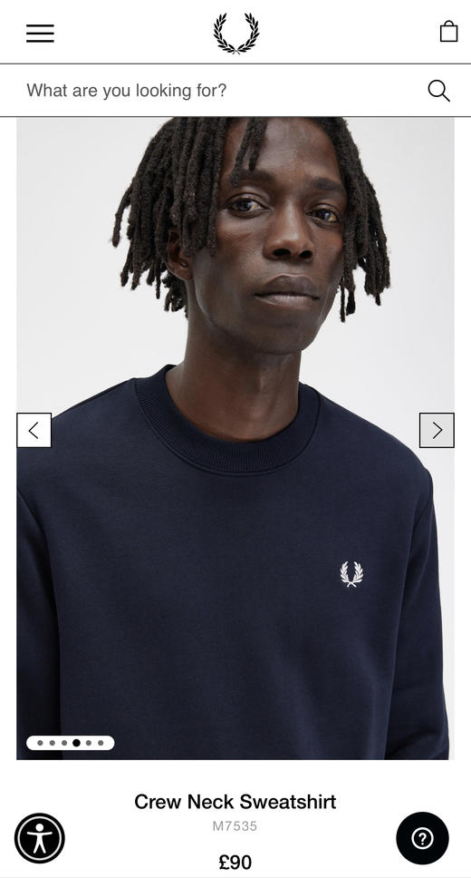 F.P 薄毛圈 拼色袖口 圆领卫衣 WY736 商品图1