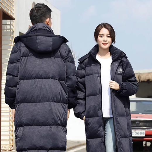 兰渚仙境长款羽绒服 哑光 加厚长款保暖外套 秋冬男女款 含绒量90% 充绒量400g左右 防寒专品（建议拍小一码） 商品图1