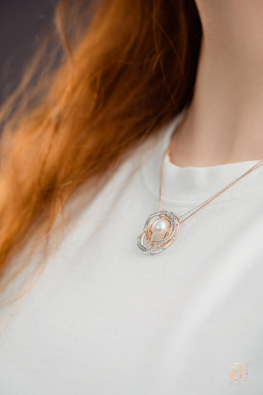 18K金同心缘珍珠多用款项链 商品图9