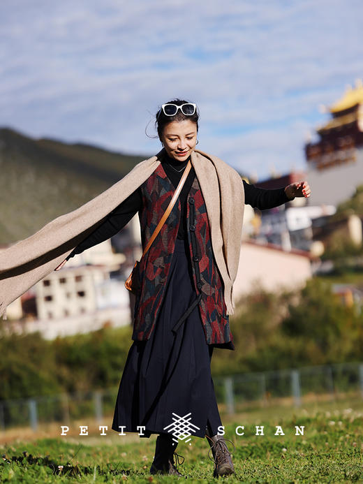 PETIT SCHAN小闪 CLO#365 one hundred years of solitude 百年孤寂 经典精纺羊毛法式百褶半裙 商品图1