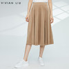 VIVIAN LIU薇薇安刘R2354002秋女装新款针织三醋酸A型长款半裙 商品缩略图0