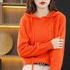 新款2023秋季风气质套头厚长袖连帽常规毛衣女式针织衫 商品缩略图2