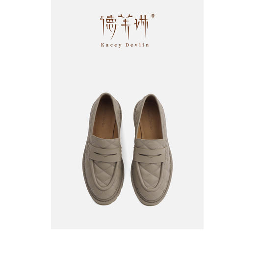 【KD厚底款】50年制鞋经验师傅匠心之作！Kacey Devlin内里 进口鹿皮休闲鞋 松糕鞋/厚底乐福鞋 商品图11