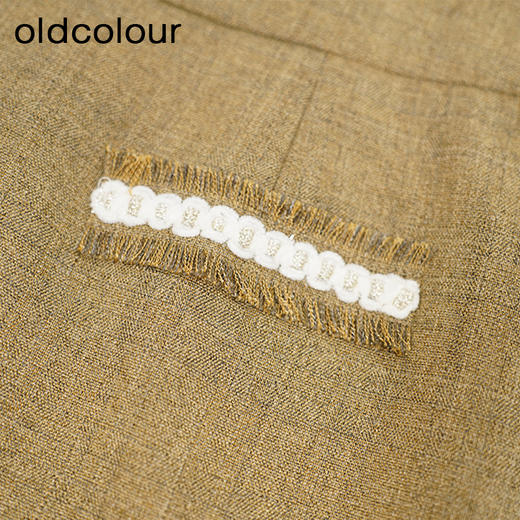 oldcolour小香风半身裙秋季新款气质A字显瘦小短裙女GO31061876 商品图2