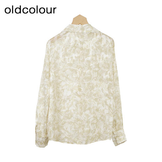 oldcolour休闲长袖衬衫秋季新款宽松显瘦百搭上衣女GO31013860 商品图1