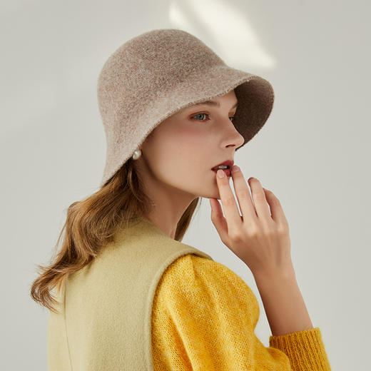 帽仕汇-KEYONE 绵羊毛可折叠携带渔夫帽 商品图8